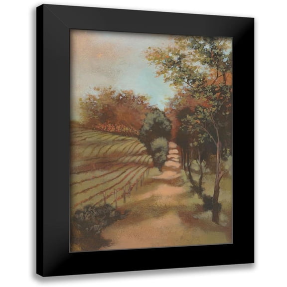 Larson 11x14 Black Modern Framed Museum Art Print Titled - Country I