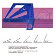 thumbnail image 3 of Multi Angle Measuring Ruler Woodworking Layout Square Tool 22.5-90 Degree Protractor Aluminum Alloy, Durable Accurate Scales, Portable, Ideal for DIY, Engineers, Carpenters, and, 3 of 8