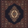 thumbnail image 2 of United Weavers Brunswick Katara Oriental Medallion Accent Rug, Navy, 1'10" x 3', 2 of 2