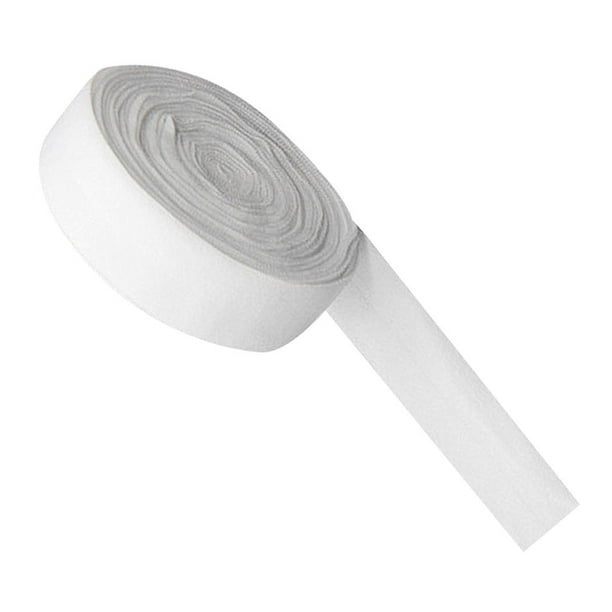 Cinta elástica inclinada de 10 m, cinta falz, goma plegable, 20 mm, cinta base de goma Blanco