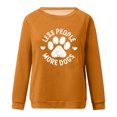 thumbnail image 4 of Pntutb - Camiseta estampada para mujer, blusa de manga larga, cuello redondo, tops casuales, sudadera Pntutb Pntutb-3145, 4 of 4