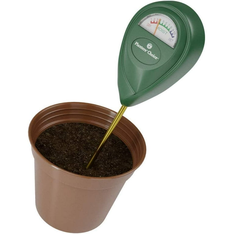 Planters' Choice Indoor Plant Moisture Meter Soil Tester - No