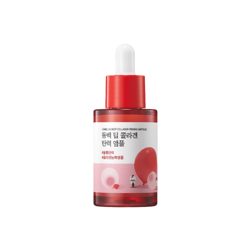 Ampoule raffermissante au collagène profond Camellia de Round Lab 30 ml