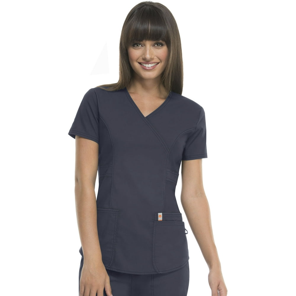 Code Happy Code Happy Bliss w/ Certainty Scrubs Top for Women Mock