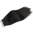 thumbnail image 4 of Extensiones de cabello con cinta adhesiva Veravicky Hair, cabello humano natural, interfaz pequeña de 4 x 0,8 cm, trama de piel Remy, 20 unidades, 16 a 24 pulgadas, para cabello fino, 4 of 5