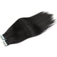 thumbnail image 4 of Extensiones de cabello con cinta adhesiva Veravicky Hair, cabello humano natural, interfaz pequeña de 4 x 0,8 cm, trama de piel Remy, 20 unidades, 16 a 24 pulgadas, para cabello fino, 4 of 5