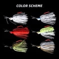 thumbnail image 2 of 14-18g Chatter bait spinner bait weedless fishing lure wobbler chatterbait for bass pike walleye fish He Qiyong unisex, 2 of 2