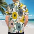 thumbnail image 6 of High Quality Hawaiian Shirts for Men Short Sleeve Aloha Beach Shirt Floral Summer Casual Button Down Shirts Blouses NABPFB, 6 of 7