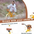 thumbnail image 6 of Glerc Little Molly 12 inch Kids Girls Bike for1 2-4 Years Old Child and Toddler, Yellow, 6 of 14