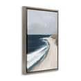 thumbnail image 3 of Stupell Industries Matador Beach Shore Brown Framed Floater Canvas Wall Art design by Amanda Tsoukanelis, 31 x 21, 3 of 9