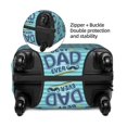 thumbnail image 2 of Fotbe Best Dad Ever Funda Protectora para Equipaje, Antirrayones y Resistente a la Suciedad, Compatible con Maletas de 18 a 32 Pulgadas-Small, 2 of 7