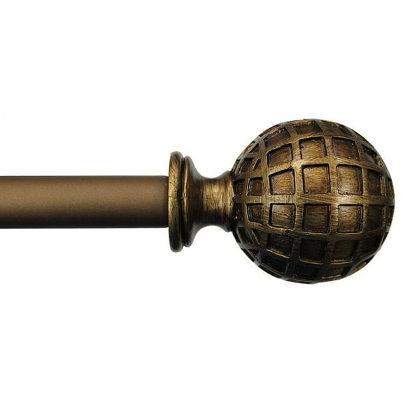 Urbanest Globe Curtain 3/4" Rod, 28"-48"