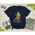 thumbnail image 4 of Green Frog Toad Animal Sitting on Mushrooms Playing Music T-Shirt Frog Lover Shirt Frog And Toad Mushroom Shirt Frog Lover Animal Tshirt, 4 of 8
