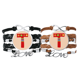 thumbnail image 1 of T alfabeto naranja lindo patron Pulsera pareja de cuerdas de cuero Unbranded M, 1 of 3