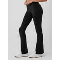 thumbnail image 4 of A-L-O high waisted and hip lifting yoga pants, anti roll edge running and fitness flared pants, casual micro flared, 4 of 6