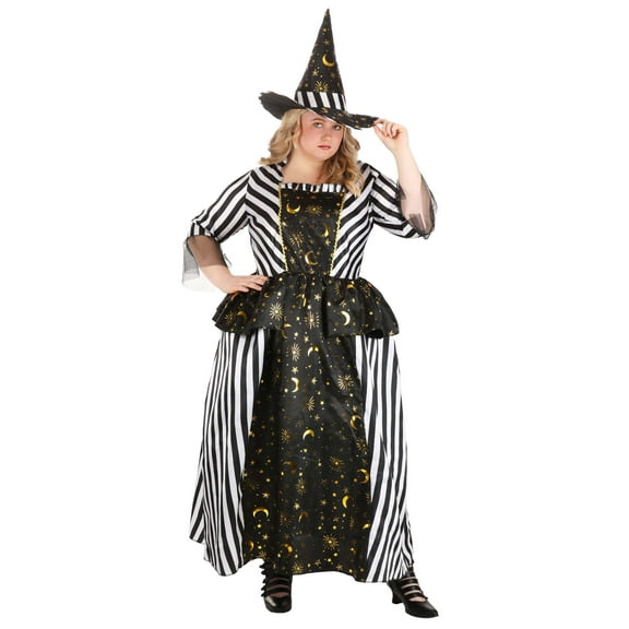 Women's Plus Size Rococo Witch Costume Dress