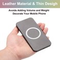thumbnail image 4 of Magnetic Sticker Ring, 4Pcs Universal Magnetic Adapter Ring, Silicone Magnet Wireless Charging Conversion Kit for Mobile Phone Case Wireless Charger (Black+White+Purple+Dark Blue), 4 of 8