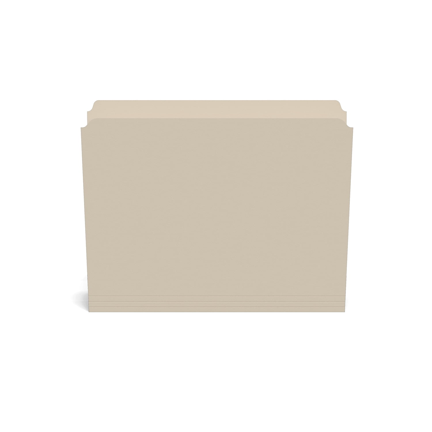 HITOUCH BUSINESS SERVICES Reinforced File Folder Straight Cut Letter Size Manila 100/Box