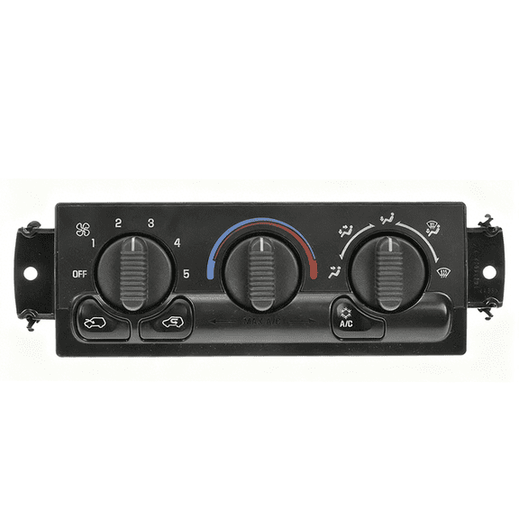 Ac Control Module For Chevrolet Silverado 1500 1999-2002 Climate Control Module A/c Control Switch Assembly OE:15054697 15753264150546 599-266-black