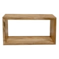 thumbnail image 3 of Keli 52 Inch Mango Wood Sideboard Console Table Open Cube 1 Shelf Natural Brown - Saltoro Sherpi, 3 of 6