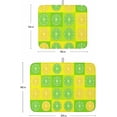 thumbnail image 3 of Green Summer Lemon Dish Drying Mat for Kitchen Counter, Farmhouse Plaid Checkered Absorbent Reversible Dish Drainer Rack Mats for Coffee Bar Mats 16''''x18'''' 1 PCS, 3 of 6