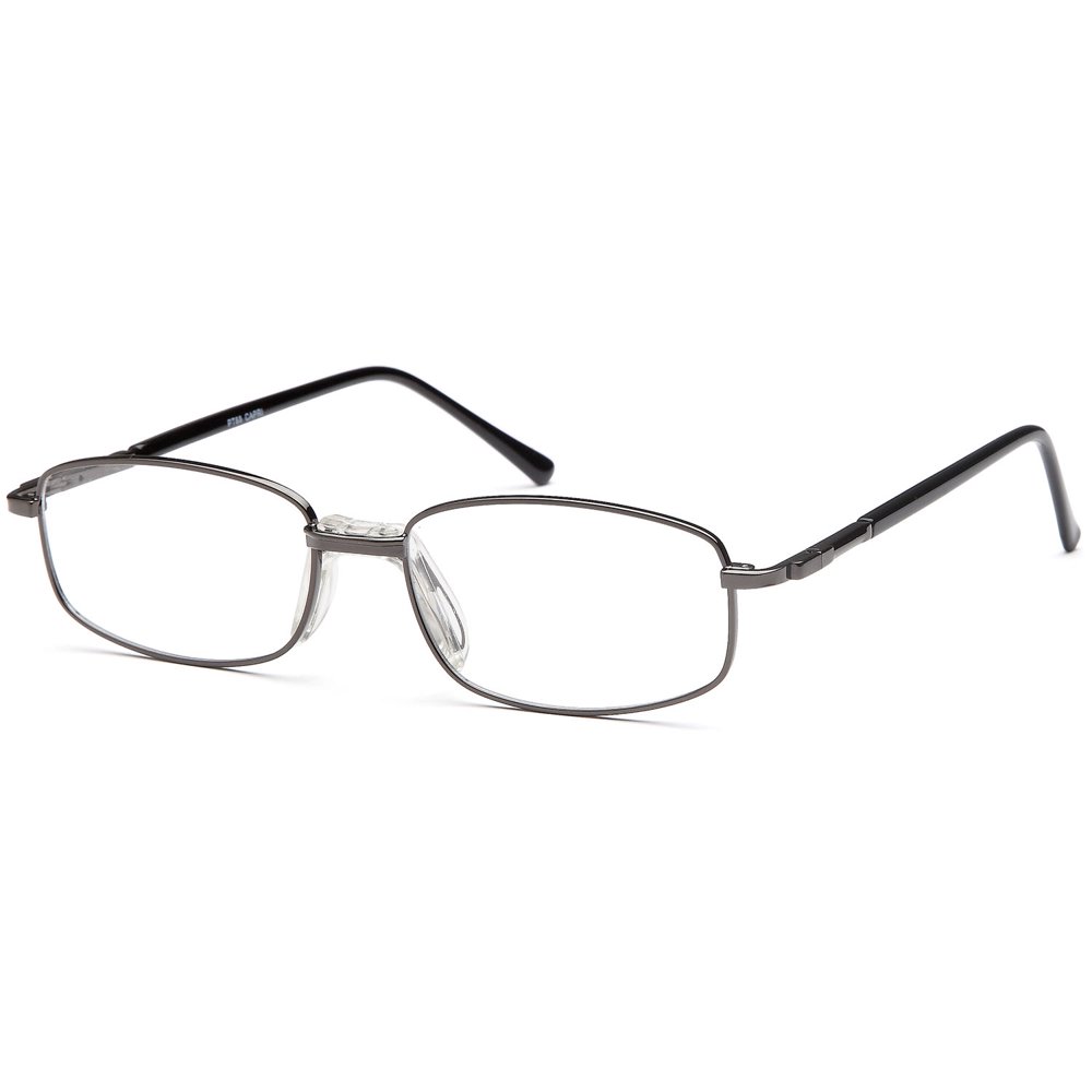 Men's Eyeglasses 53 18 145 Gunmetal Metal Generic Brand