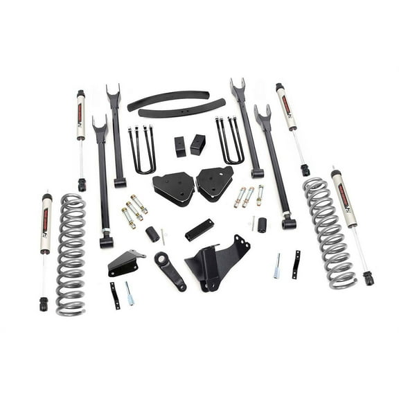Rough Country 6" 4-Link Lift Kit w/V2 Shocks for 05-07 Super Duty