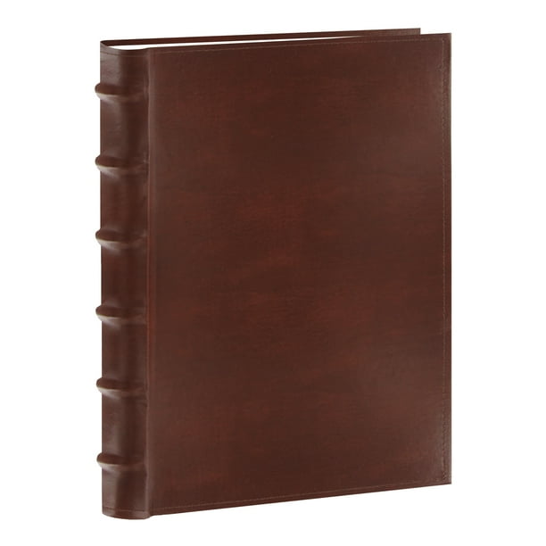 Pioneer Photo Albums Leather Bound 300 Pkt 4x6 Photo Album, Brown