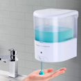 thumbnail image 2 of Máquina de desinfección de manos montada en la pared de 600ML, dispensador automático de jabón por inducción, cantina, hotel y hospital, 2 of 5