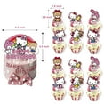 thumbnail image 3 of 38pcs Girl Character Party Supplies,  Cat Anime Birthday Decorations Set-Foil Balloons, Happy Birthday Banner, Cake Cupcake Toppers, Latex Balloons, 3 of 8