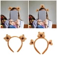 thumbnail image 2 of FENOHREFE Cartoon Bear Headband For Kids And Women Fashion Headwear Soft Adjustable Hair Accessory In Various Colors, 2 of 7