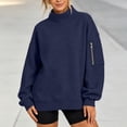 thumbnail image 5 of Kezqiaxn Womens Crewneck Sweatshirt Fashion Long Sleeve Fall Casual Pullover Tops with Pockets Sweatshirts for Women, 5 of 7