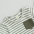 thumbnail image 6 of Bagilaanoe 2pcs Newborn Baby Boy Girl Shorts Set Short Sleeve Stripe Print T Shirt Tops + Shorts 6M 12M 18M 24M Infant Casual Summer Clothes, 6 of 8