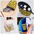 thumbnail image 4 of Lsque Summer Pineapple Pattern Telescopic Pencil Bag Pen Holder Stationery Case, Stand-up Retractable Transformer Bag Organizer, 4 of 6