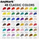 thumbnail image 2 of Set de pintura acrílica AnyMark 48 colores 12 pinceles 60 ml, 2 of 7