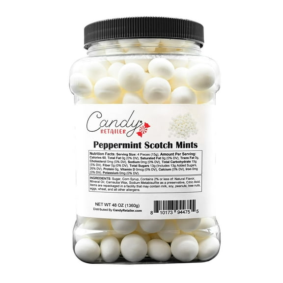 Candy Retailer Peppermint Scotch Mints 48 oz