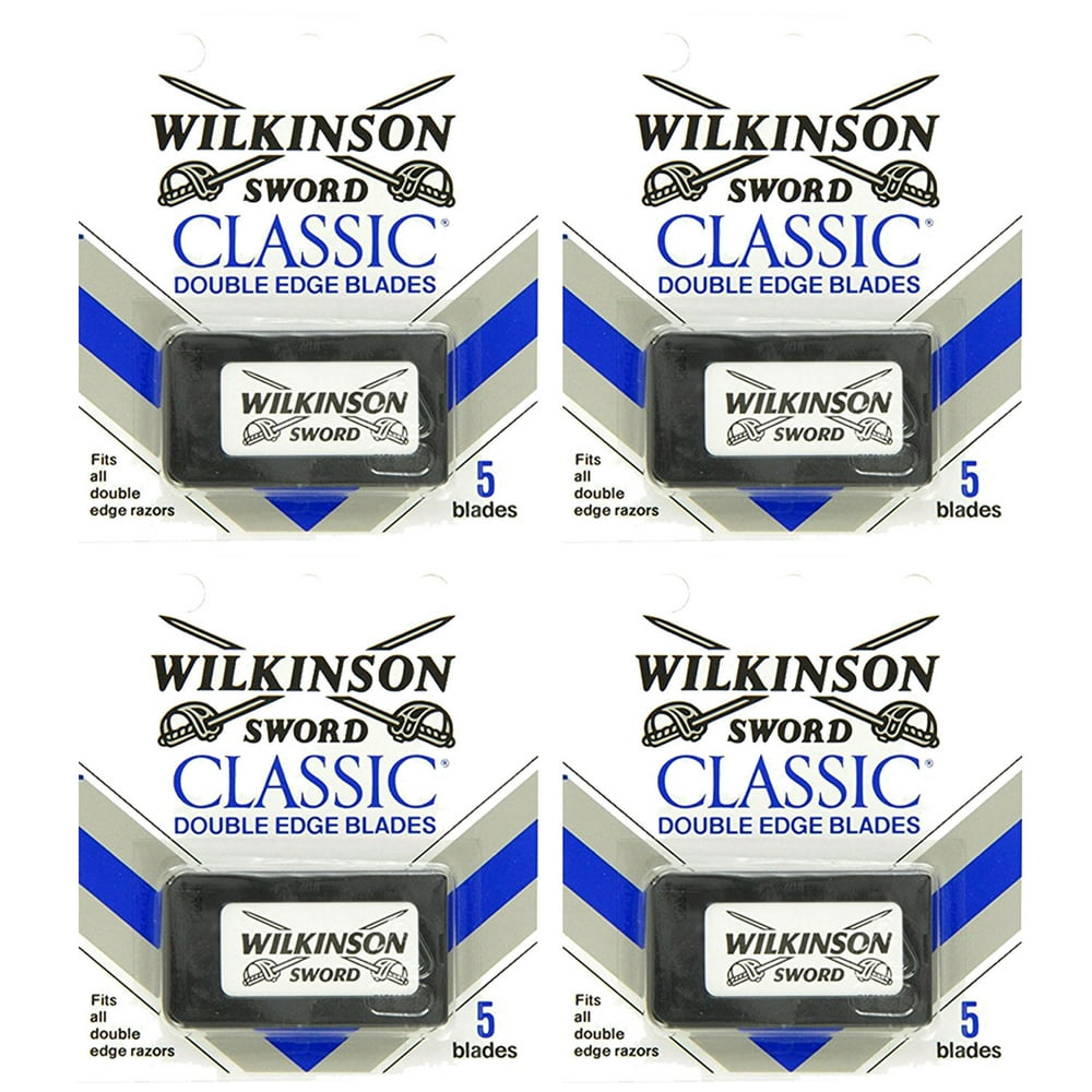 (4 Pack) Wilkinson Sword Classic 5 Double Edge Blades