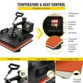 BENTISM Heat Press Machine 8 in 1, 15"x15" Combo Swing Away T Shirt