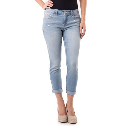 Jordache - Women's Embellished Skinny Jeans - Walmart.com - Walmart.com