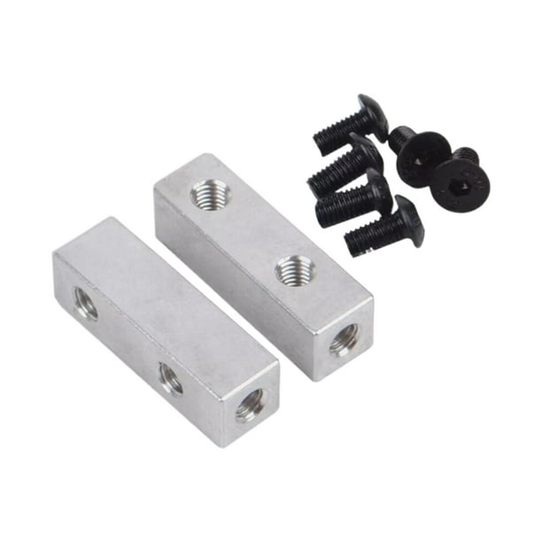 Soporte de servo RC perfke 2 piezas con tornillos para modelo de coche RC CW01 1:10