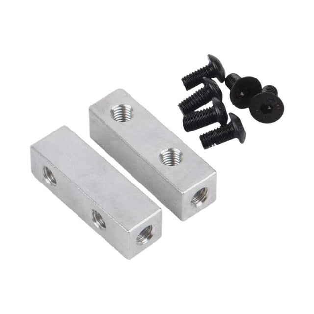 heritaly 2Pcs RC Servo Mount Easy to Accessory DIY Install for 1/10 CW01 Model RC Car argent Silver for 1/10 RC car