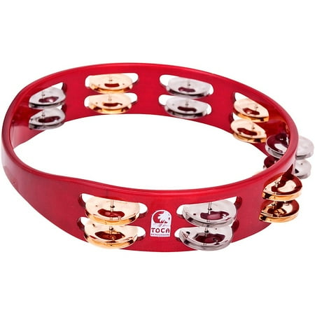 Toca Colorsound Tambourine 10 in. Red