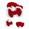 thumbnail image 3 of Unique Bargains 1 Pc Christmas  Hair Scrunchies Bow Tie Hair Rope for Christmas Red White, 3 of 6