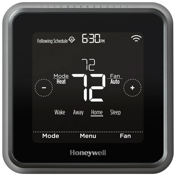 Ademco Honeywell RCHT8612WF2005 Gray & Black T5 Smart Thermostat With Power Adapter