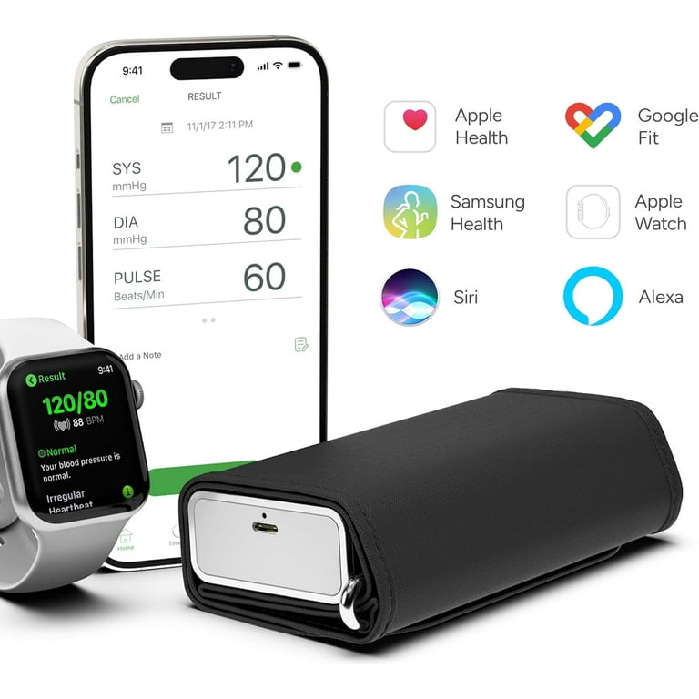 QardioArm 2 Smart Wireless Blood Pressure Device. New rechargeble Battery Design. Clincal Accuracy. Free Smartphone App for iOS Android and Apple Watch. FSA HSA Eligible. Walmart