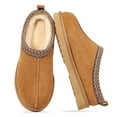 thumbnail image 3 of Litfun Fuzzy Slippers for Women Genuine Suede Fluffy Winter House Slipper Cozy Warm House Shoes for Indoor and Outdoor, 3 of 7