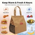 thumbnail image 3 of Fiambrera Portátil Bolsa Aislante Impermeable para el Almuerzo Bolsa Bento de Película de Aluminio Grueso para Viajes Trabajo Escuela Picni ANGGREK  Otros, 3 of 8