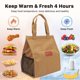 thumbnail image 3 of Bolsa Aislante Impermeable para Almuerzo Bolsa Bento de Película de Aluminio Engrosada Portátil para Viajes Senderismo Trabajo Escuela Picnic ANGGREK  Otros, 3 of 8