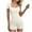 Women White jumpsuit, variant on Tuphregyow Womens U Neck Short Sleeve Bodysuit, Slim Fit Bodycon Jumpsuit Romper for Casual or Athletic Activities, Stretchy and Comfortable Summer Wear with Relaxed Elastic Brown XL