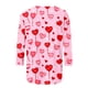 thumbnail image 5 of Xuyuer Valentines Day Lightweight Heart Pattern Tunic Spring Summer Shirts T-Shirts Graphic Tee Tops Womens Casual 3/4 Sleeve Shirts Dressy Round Neck Tops Fashion, 5 of 5